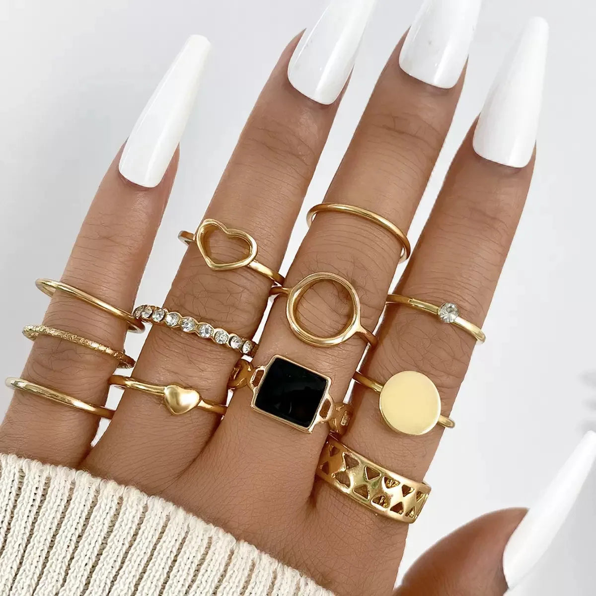 Ensemble de 22 bague tendance 2025
